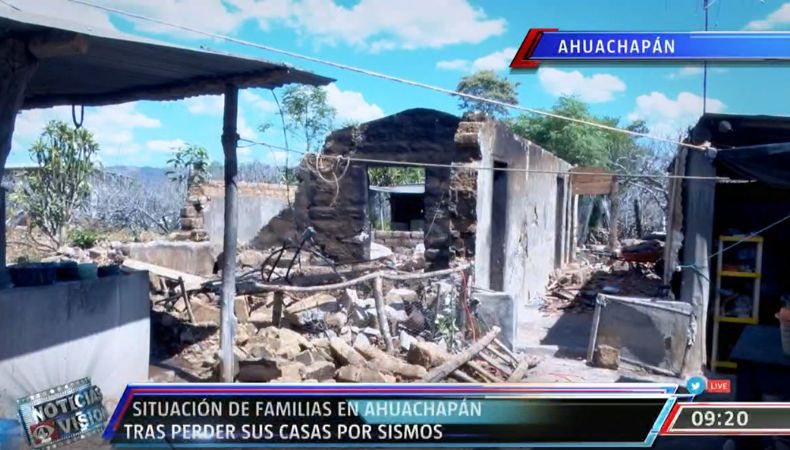 La situación de las familias tras perder sus casas por los sismos