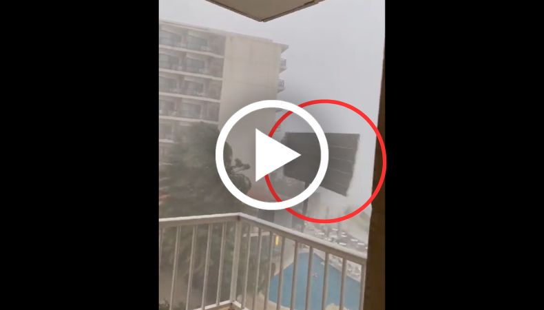 Fuertes Ráfagas De Viento Azotan A Mallorca